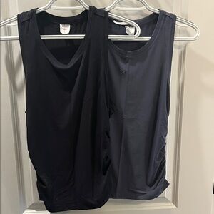 Athleta Women's Tank Tops - Black and blue